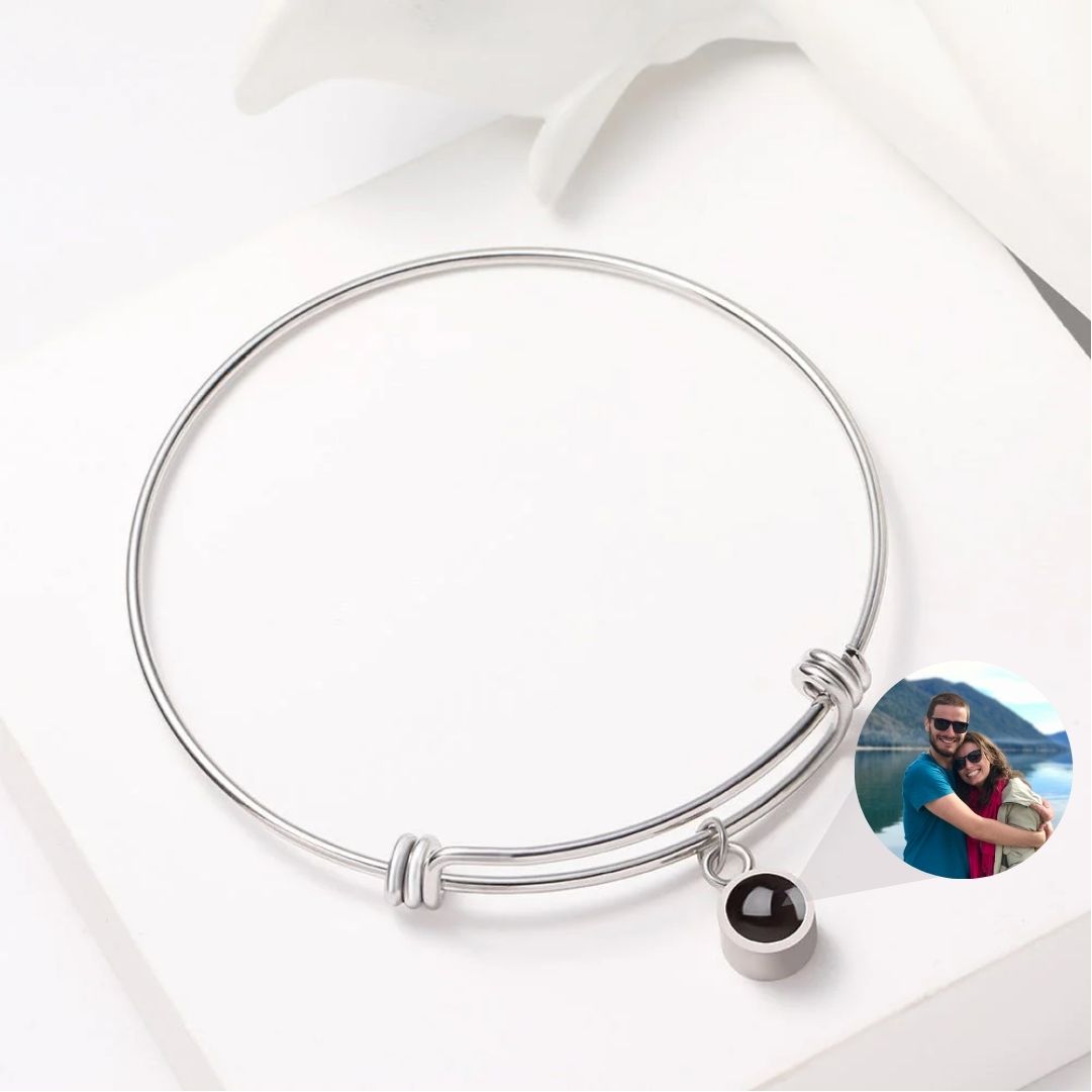 Pulsera de memoria personalizada con foto