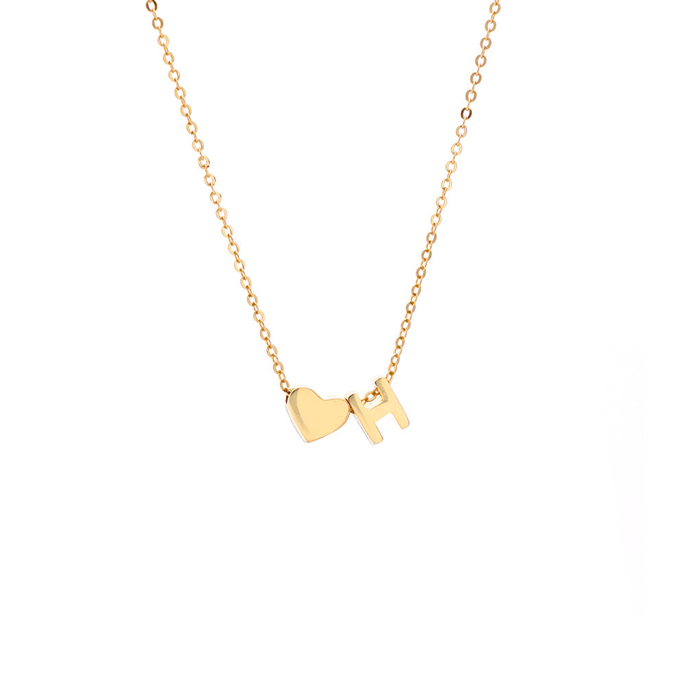 Collier pendentif initiale