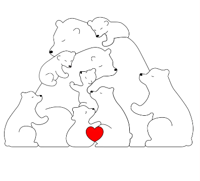 Gepersonaliseerde houten puzzel: een unieke familiestuk