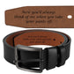 Personliggjord bälte 